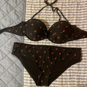 Gap cherry print bikini